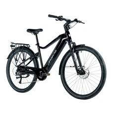 VELO ELECTRIQUE/VAE CITY 29 LEADER FOX SANDY 2024 HOMME NOIR BRILLANT 9V MOTEUR ROUE AR BAFANG 36V 45Nm BATTERIE 20Ah (19'' - H48cm - TAILLE L - POUR ADULTE DE 178cm à 185cm)