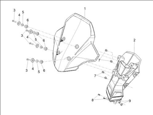 Coupole / Pare brise