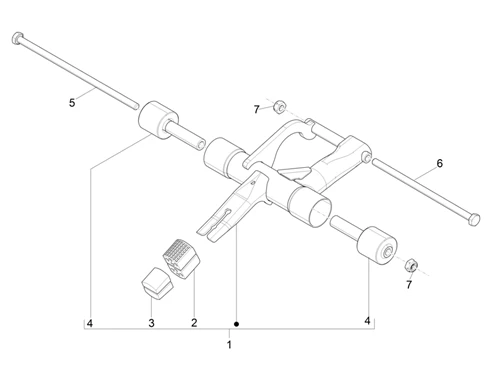 Bras oscillant
