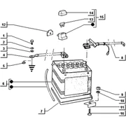 Batterie-cable negatif et positif