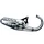 EXHAUST FOR SCOOT YASUNI Z VARNISHED FOR  MBK 50 BOOSTER, STUNT/YAMAHA 50 BWS, SLIDER (ALUMINIUM SILENCER) TUB 306