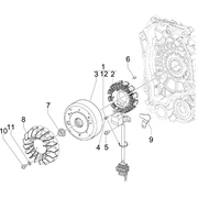 Volant magnetique