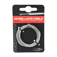 CABLE DE DERAILLEUR NEWTON INOX RENFORCE POUR SHIMANO ET ADAPTABLE 1,1 mm long 2,00 M (VENDU SUR CARTE A L'UNITE) (OFFRE SPECIALE)