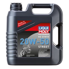 HUILE MOTEUR 4 TEMPS LIQUI MOLY MOTO STREET HD SYNTH 4T 20W50 (4 L) SYNTHETIQUE