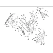 Coffre avant - Contre-tablier