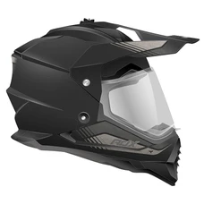 CASQUE CROSS ADX AC900 NOIR/ARGENT S (DOUBLE ECRAN) (ECE 22.06)