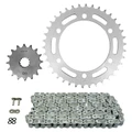 CHAIN AND SPROCKET KIT FOR KAWASAKI 750 ZR 7/ZR 750 1999>2004  525  16x38  (REAR SPROCKET Ø 120/140/10.5)  (OEM SPECIFICATIONS)  -AFAM-