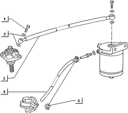 Tuyau du filtre-pompe à injection-tuyau de pompe a/c-filtre