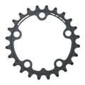 CHANRING FOR ROAD BIKE- 5 Arms- 24T. Ø74 TRIPLE BLACK -ALUMINIUM- 7075 STRONGLIGHT 9/10 Speed