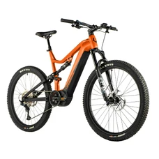 VELO ELECTRIQUE/VAE VTT 29 LEADER FOX ARGUS 2024 TOUT SUSPENDU HOMME ORANGE MAT 12V MOTEUR CENTRAL PANASONIC GX ULTIMATE 36V 90Nm BATTERIE 20Ah (CADRE 17,5" - H45cm - M - ADULTE DE 168cm à 178cm)