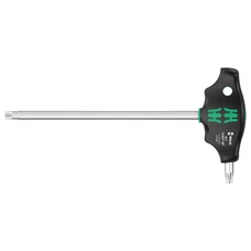 CLE TORX MANCHE EN T WERA 467 HF T45x200mm NOIR/VERT (VENDU A L'UNITE) -MARQUE ALLEMANDE POUR LES ATELIERS