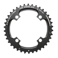 CHAINRING FOR MTB- Ø104 - 4arms-FOR DOUBLE- 38T. Ø104 2X10 OUTER BLACK STRONGLIGHT . 10 Speed SHIMANO (EXCEPT XT/XTR) NON THREADED- Thickness 5 mm