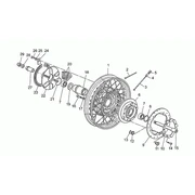 Roue AR rayons
