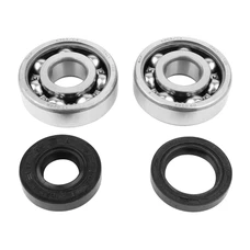 BEARING FOR CRANKSHAFT+SEALS FOR 50cc MOTORBIKE MINARELLI AM6/MBK 50 X-POWER/YAMAHA 50 TZR/PEUGEOT 50 XPS, XR6/RIEJU 50 RS1, SMX/BETA 50 RR (KIT 6303 SKF C4/ NITRILE SEAL)