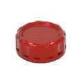 BOUCHON/COUVERCLE BOCAL DE LIQUIDE DE FREIN ARRIERE MOTO POUR YAMAHA 700 MT-07 2014>2016 ALU ANODISE ROUGE  -AVOC-