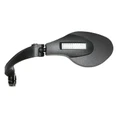 MIRROR FOR BICYCLE-LEFT- NEWTON OVAL SHAPED-FOLD AWAY-ON HANDLEBAR FOR E/BIKE - 8,5 x 6 cm