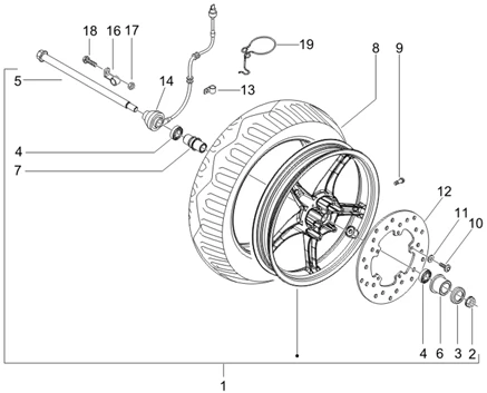 Roue avant