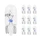 AMPOULE/LAMPE STANDARD 6V 3W CULOT W2,1x9,5d NORME W3W T10 WEDGE BLANC (COMPTEUR ET CLIGNOTANTS) (BOITE DE 10) -FLOSSER