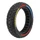 PNEU TROTTINETTE PLEIN  8.5 X 2.00 NOIR LISERET JAUNE, ROUGE, BLEU - LARGEUR INTERIEUR 34 mm
