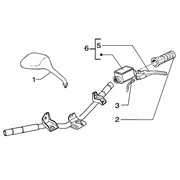 Pieces composant le guidon 