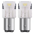 LIGHT BULB - LED 12V 2W FOOT BAY15d 6000K -Cold white lighting - Std P21/5W LEDRIVING (Brake light or parking light) (2 on a blister pack) -OSRAM