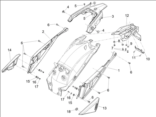 Carrosserie posterieure