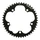 CHANRING FOR ROAD BIKE-5 arms- 46T. Ø130 -OUTER- DURAL BLACK STRONGLIGHT (SHIMANO TYPE 8/9 Speed)