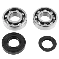 ROULEMENT D'EMBIELLAGE + JOINT SCOOT P2R ADAPTABLE MBK 50 BOOSTER, NITRO/YAMAHA 50 BWS, AEROX/APRILIA 50 SR/CPI 50 ARAGON/GENERIC 50 IDEO/KEEWAY 50 FOCUS (KIT 6204 FDM ACIER C3/JOINT NITRILE)