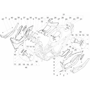 Protection centrale - Repose-pieds