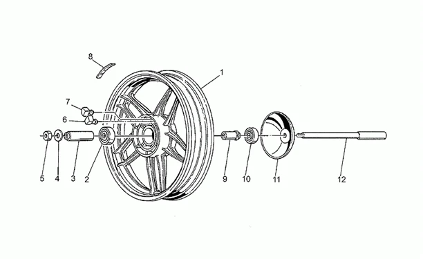 Roue AR alliage