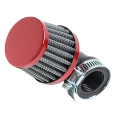 FILTRE A AIR REPLAY KN SMALL FC ROUGE FIXATION COUDEE 90° DIAM 35/28