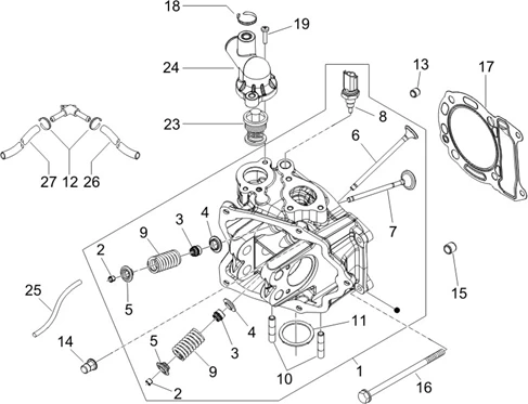 Ensemble culasse - Soupape