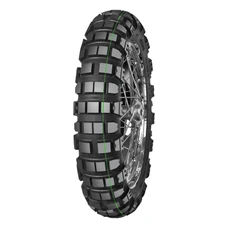 PNEU MOTO 18'' 140/80-18 MITAS ENDURO TRAIL RALLY PRO REAR M+S 70R TT (SUPER LIGHT BANDE VERT)