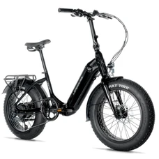 VELO ELECTRIQUE/VAE PLIANT FAT BIKE 20 LEADER FOX CODY MIXTE NOIR 7V MOTEUR ROUE AR BAFANG 36V 80Nm BATTERIE 16Ah