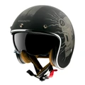 HELMET-OPEN FACE MT LE MANS 2 SV DILER A2 MATT BLACK    S (ECE 22.06)