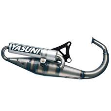 EXHAUST FOR SCOOT YASUNI Z VARNISHED FOR PEUGEOT 50 TKR, TREKKER, SPEEDFIGHT 1/ 2, VIVACITY, BUXY (ALUMINIUM SILENCER) TUB1001