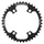 PLATEAU ROUTE 4BRA D.110 TA POUR SHIMANO 105 R7100 / ULTEGRA R8100 / DURA ACE 9200 DOUBLE 40DTS NOIR INTERIEUR ALU 7075 12V.