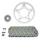 CHAIN AND SPROCKET KIT FOR SUZUKI 650 SV/N 1999>2010  525  15x45  (Ø SPROCKET 87/110/10.5)  (OEM SPECIFICATION)-AFAM-
