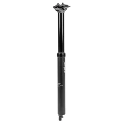 TIGE DE SELLE VTT TELESCOPIQUE ATLAS PRO ALU NOIR DIAM. 31.6 L324mm (REGLAGE PAR CABLE INTERNE DEBATTEMENT 100mm) MANETTE COMMANDE AU CINTRE