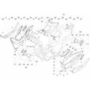 Protection centrale - Repose-pieds