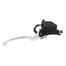 MAITRE CYLINDRE DE FREIN SCOOT ADAPTABLE SYM 50 ORBIT 4T NOIR/ARGENT DROIT (OEM 45500-AAA-0000) -P2R