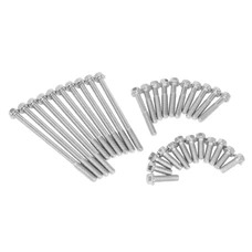 VIS DE CARTER MOTEUR SCOOT ADAPTABLE PEUGEOT 50 KISBEE 4T/KYMCO 50 AGILITY 4T/SYM 50 ORBIT 4T/SCOOT 50 CHINOIS 4T GY6 139QMB (40 PCS)  -P2R-