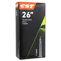 CHAMBRE A AIR VELO 26 x 4.00 CST VALVE PRESTA 48 mm