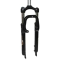 FORK- FOR TREKKING BIKE 28 " ZOOM (COIL) BLACK - ADJUSTABLE/LOCKOUT- TRAVEL. 50MM- THREADLESS STEERER Ø 1''1/8-28,6 OUTER COMPATIBLE V-BRAKE/DISC