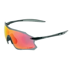ADULT CYCLING GLASSES- GIST PACK - BLACK FRAME - RED MIRRORED SOLAR LENSES - PROTECTION 100% UV - UVA - UVB) ULTRA LIGHT