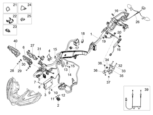 Circuit electrique AV