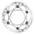 DISQUE DE FREIN ADAPTABLE HUSQVARNA FE 350-450-501 2014>2024 AV / KTM 125 SX 1996>2024, 250 EXC-F 2006>2024, EXC-F 450 2017>2024 AV (EXT 270mm - INT 127.10mm - 6 TROUS)  (DF5114AF)  -NEWFREN-