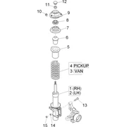 Suspension avant - Amortisseur/s