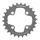 CHAINRING FOR MTB-4 arms- 26 Teeth Ø64 2X10 Internal BLACK- STRONGLIGHT 10 Speed HT3 SHIMANO XTR M980 (FOR External 36 Teeth) THREADLESS