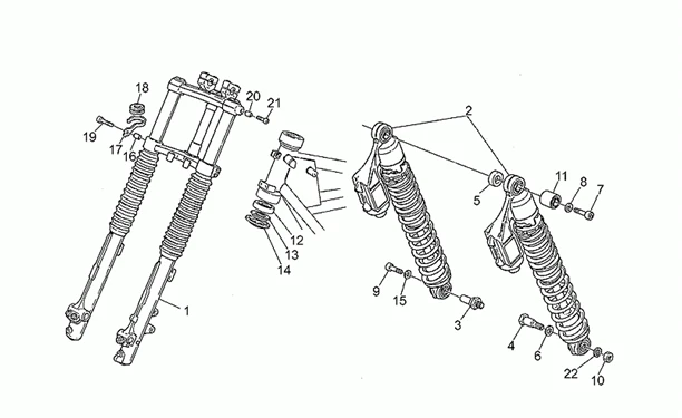 Suspension avant/arriere